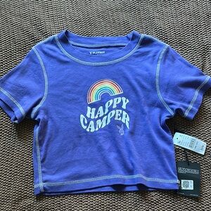 playboy happy camper crop top